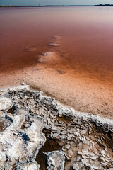 Self-sedimentary salt in the form of round crystalline formations in the hypersaline Kuyalnitsky estuary, an ecological disaster
