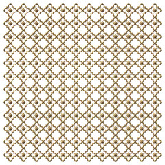 Arabic gold vintage pattern. 3d illustration