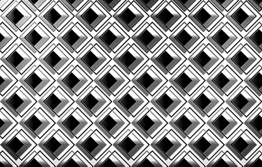 abstract geometric pattern diamond square black and white color design graphics for illustration wallpaper banner poster website