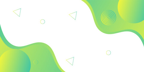 Fototapeta premium Colorful template banner with gradient color.