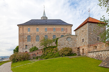 Fototapeta na wymiar Akershus Fortress in Oslo