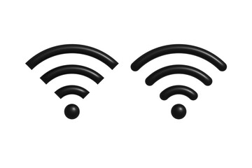 立体的なアンテナのイラスト(png)