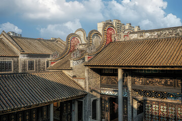 Zumiao Ancestor's Temple is a Daoist temple in Foshan, Guangdong, China. The temple was converted into Municipal Museum and listed as one of the main cultural relics. Typical Lingnan style roofs.