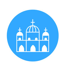 Basilica church Vector Icon which can easily modify

