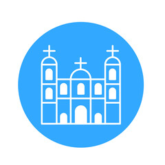Basilica church Vector Icon which can easily modify

