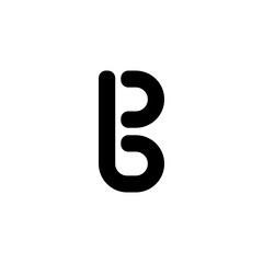 LETTER B VECTOR ILLUSTRATION