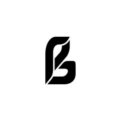 LETTER B VECTOR ILLUSTRATION