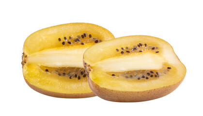 gold kiwi isolated on transparent png