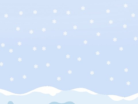 winter background with snow