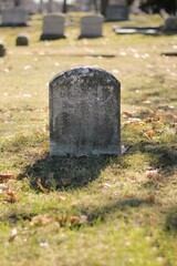 grave in cemetery