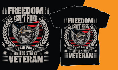 Obraz premium VETERAN T-SHIRT DESIGN