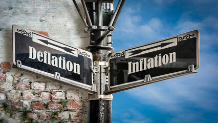 Street Sign Inflation versus Deflation
