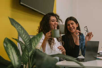 Having a good time at the office