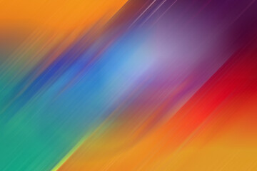Bright rainbow geometric gradient background. Various diagonal stripes