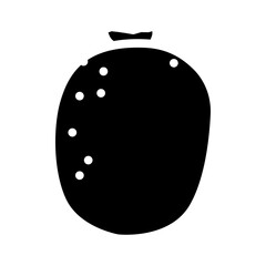 kiwi fresh glyph icon vector illustration