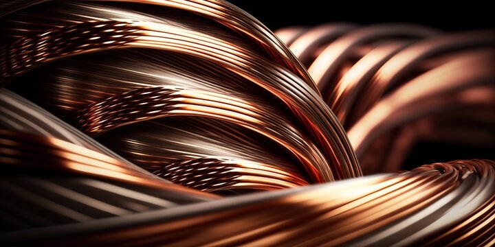 Shine abstract metal wire lines background