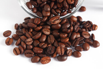 Roasted coffee beans