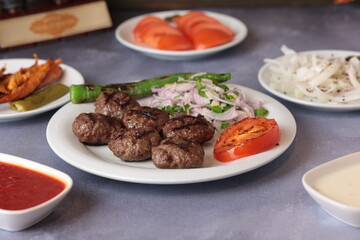 meat with vegetables