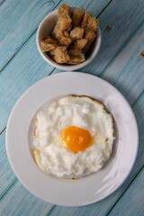 Recipe for Cloudy Eggs, Icloud Egg. High quality photo