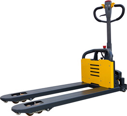 forklift truck isolated on white © PMMV