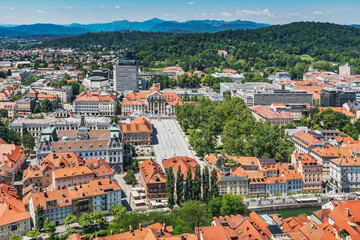 Naklejka na ściany i meble Ljubljana, Slowenien