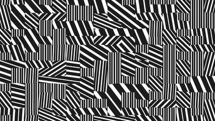 Abstract background from black stripes for a book or booklet.  Background in 4k format 3840 х 2160.