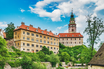 Fototapeta na wymiar Schloss Krumau, Tschechien