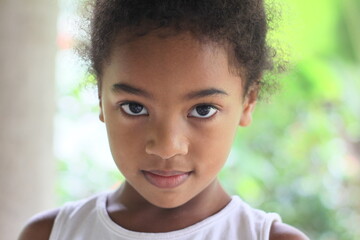 Portrait of a child brazilian