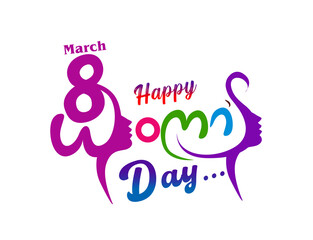 women's day wishes vector design