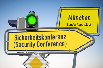 Sicherheitskonferenz, (Security Conference), M&uuml;nchen, (Symbolbild)