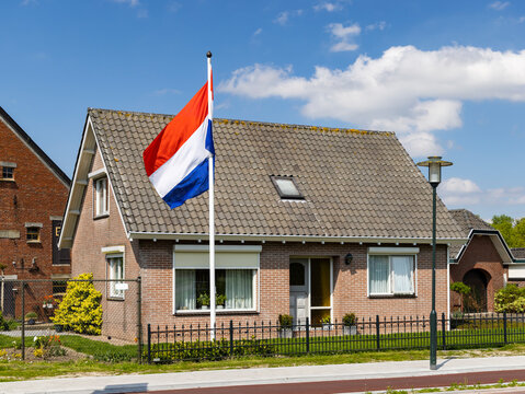 Family house on outskirts of city Tholen, Netherlands