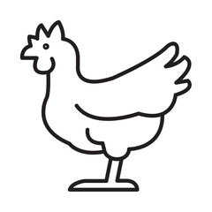 CHICKEN design vector icon