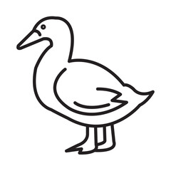 DUCK design vector icon