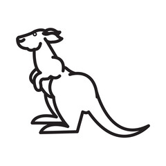 KANGAROO design vector icon