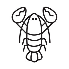 LOBSTER design vector icon