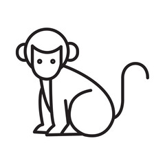 MONKEY design vector icon