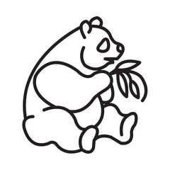 PANDA design vector icon