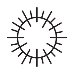 SEA URCHINS design vector icon