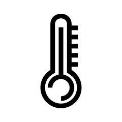 temperature icon or logo isolated sign symbol vector illustration - high quality black style vector icons