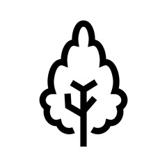 tree icon or logo isolated sign symbol vector illustration - high quality black style vector icons