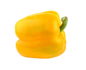 yellow pepper on transparent png