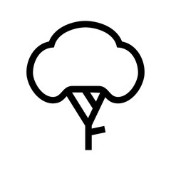 tree icon or logo isolated sign symbol vector illustration - high quality black style vector icons