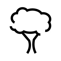 tree icon or logo isolated sign symbol vector illustration - high quality black style vector icons