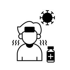 Fever Vector Icon

