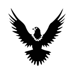Solid EAGLE design vector icon