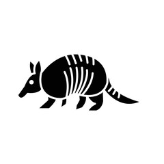 Solid PANGOLIN design vector icon