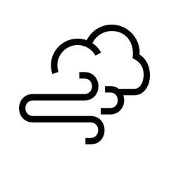 wind icon or logo isolated sign symbol vector illustration - high quality black style vector icons