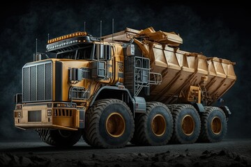 truck based quarry mining. Generative AI