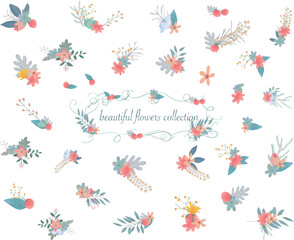 seamless pattern with butterflies and flowers