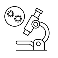 Microscope Vector Icon

